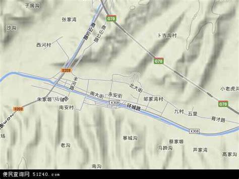 商洛市地图图片