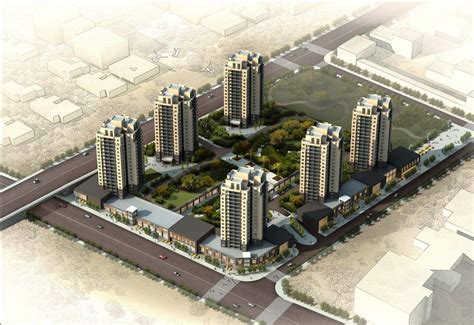 宁夏项目3dmax 模型下载-光辉城市