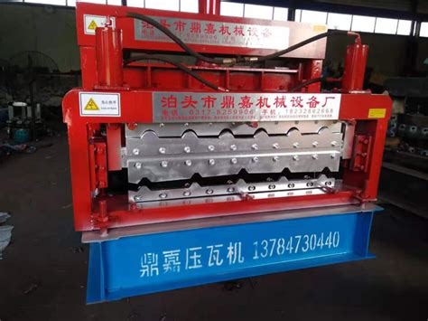 安徽亳州现货销售加宽进板1.2米840-900双层压瓦机产品大图