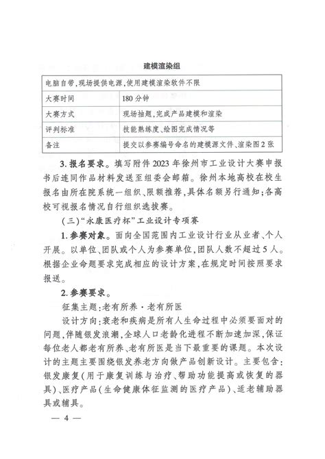 关于举办2023年徐州市工业设计大赛的通知-平台规则_科创中国