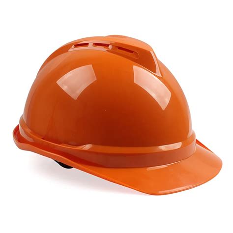 tf0101o-V顶HDPE标准安全帽-橙色-SATA世达