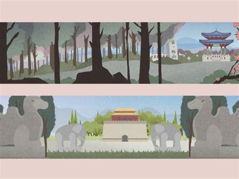 《金陵春》南京旅游IP插画设计_风味kaze-站酷ZCOOL