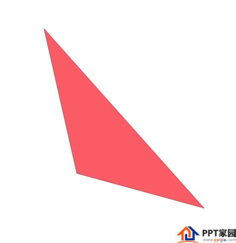 PPT怎么绘制钝角三角形-PPT家园
