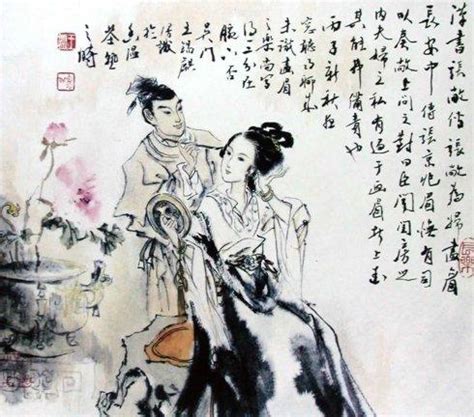 《仕女图》，林风眠 [中国] 懒起画眉思张敞… - 堆糖，美图壁纸兴趣社区