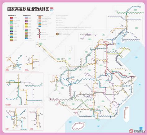高铁路线图图片