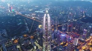 深圳城市建筑风光夜景高清图片下载-正版图片500712761-摄图网