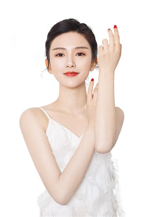修正产品美女模特宣传推广图_以梦为马WK-站酷ZCOOL