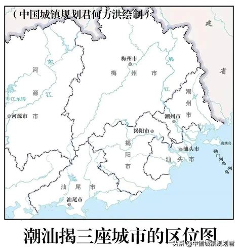 潮汕地图图片