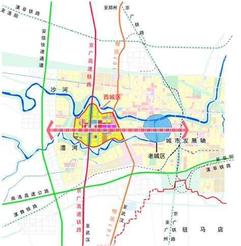漯河市沙澧河两岸城市设计-规划编制成果批前公示-公示公告-漯河市自然资源和规划局