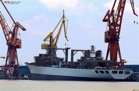 简氏：中国两艘904A改型补给舰下水 支持南海基地|补给舰|简氏防务周刊_凤凰军事