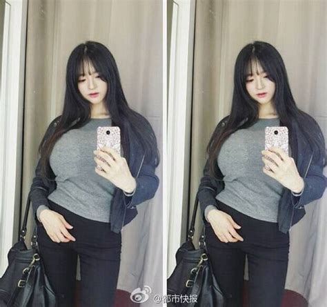 韩国巨胸妹走红 身材比例夸张上围傲人_手机凤凰网