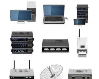 计算机网络硬件系统包括哪些主要硬件?