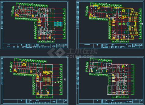 蚌埠某国际广场建筑工程平面CAD图_城市规划_土木在线