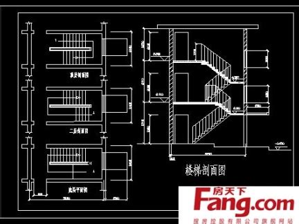 二层楼梯设计平面图2019-房天下家居装修网