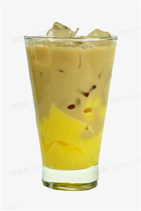 布丁味奶茶图片