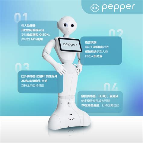 官方 软银SoftBank智能人型机器人Pepper 教育商用SDK可编程