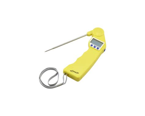 Genware Yellow Folding Probe Pocket Thermometer THERM-FLDY