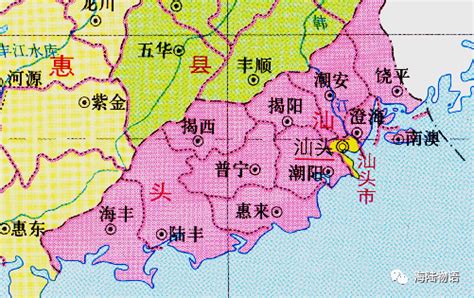 广东潮州地图
