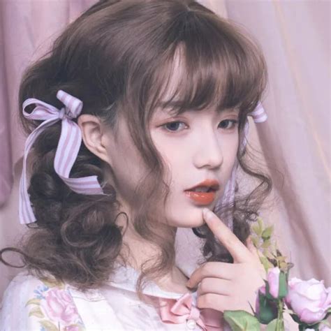 甜美女生森系头像图片