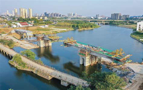 建设中的五孔桥工程_滁州市人民政府