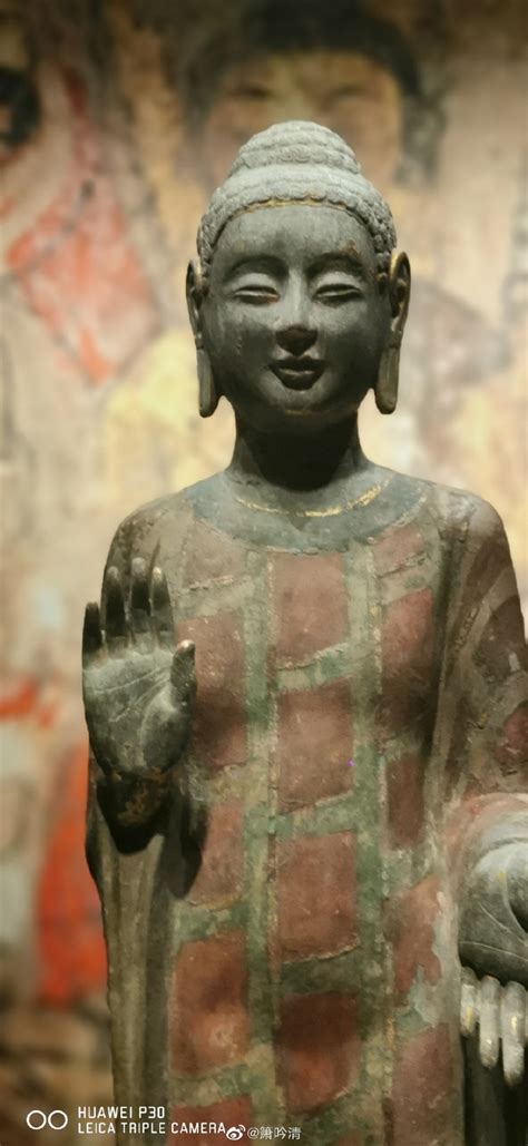 南朝鎏金释迦、多宝、佛三尊群像-金铜佛像-图片