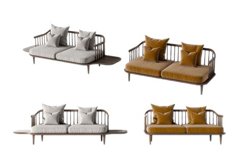 卫诗理ON轻奢新中式全实木茶桌茶台带扶手休闲椅组合家具新品T6-美间设计
