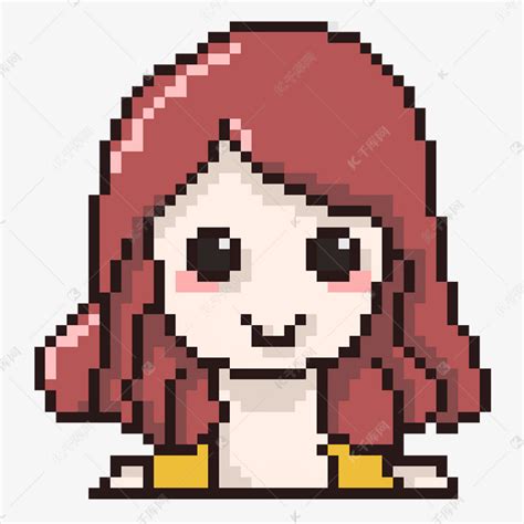 非主流女生像素头像