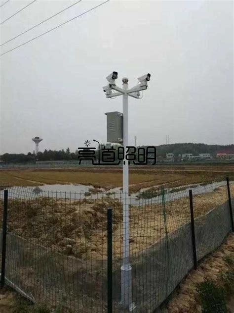 TN-BJ0014 电子警察八角监控立杆图片_尺寸规格及价格方案-北京监控立杆生产厂家