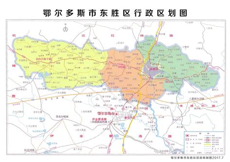 鄂尔多斯市地图图片