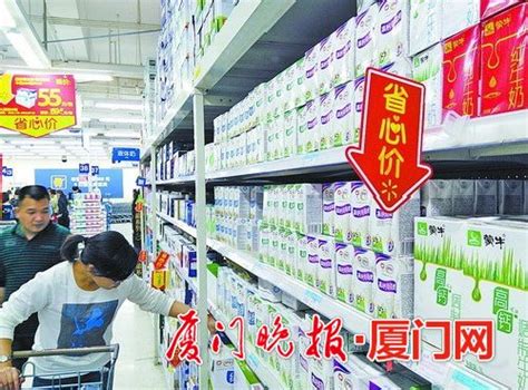 国产奶进口奶价格都在降 超市以促销代替直接降价 - 经济企业 - 东南网厦门频道