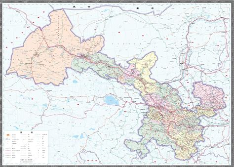 甘肃省公路图 - 中国交通地图 - 地理教师网