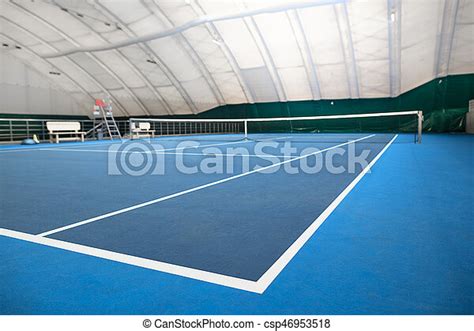 The abstract indoor tennis court. The abstract interier of indoor ...