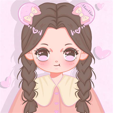踏圈原创头像甜美女生可爱