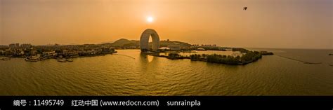 浙江湖州：太湖月亮湾-人民图片网