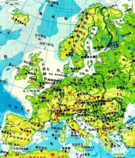 欧洲地形图大图下载-欧洲地形图高清版下载绿色版-当易网
