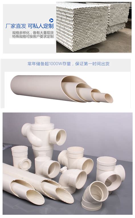 【宝路七星】 厂家UPVC排水管 直径φ110*4.0mm PVC压力雨水管-阿里巴巴