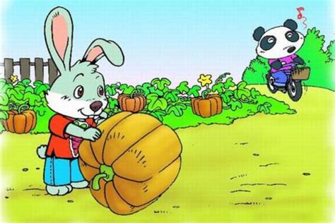 蓝色小兔子看书卡通素材图片免费下载-千库网