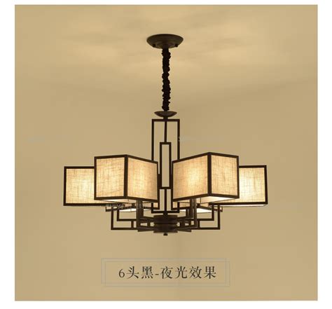 新中式中国风现代简约吊灯9366_新中式风格_家居照明馆_名灯在线O2O灯饰商城