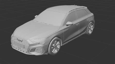 奥迪Audi A3-S-Line（2021）汽车三维模型 - forCGer - 三维数字化设计分享平台