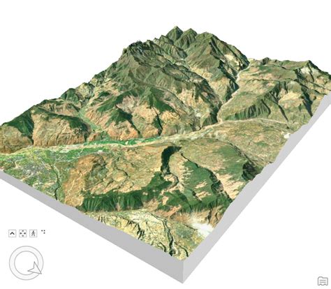 秦岭3d模型 秦岭山脉地形 中国地理南北分界山脉 南北分界线模型-自然场景模型库-3ds Max(.max)模型下载-cg模型网