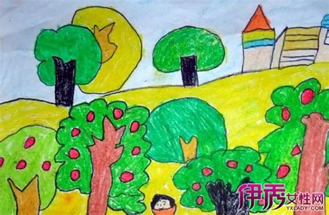 【美丽的秋天儿童画】【图】欣赏美丽的秋天儿童画 进入孩子的画画世界(3)_伊秀亲子|yxlady.com