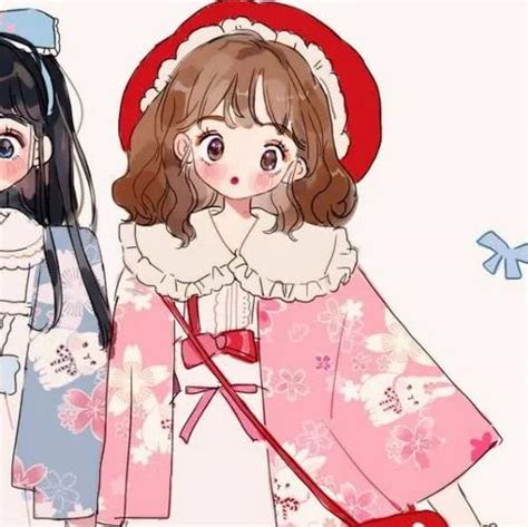 非主流姐妹头像动漫