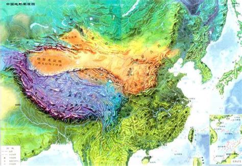 中国三维地势图_高清卫星地图_微信公众号文章
