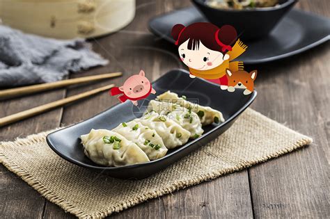 中国美食饺子摄影图高清摄影大图-千库网