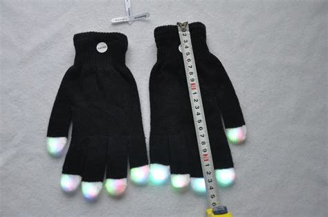 跨境专供LED夜间7彩闪光舞台表演酒吧迪吧娱乐手影舞道具发光手套-阿里巴巴