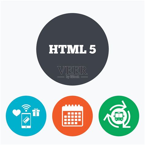HTML标记语言图标素材免费下载 - 觅知网