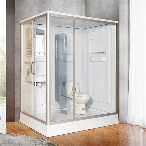 整体淋浴房一体式整体卫生间玻璃隔断浴室整体卫浴洗澡间钢化玻璃-阿里巴巴