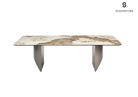 达芬奇-长桌/DaVinci-雕术岩板餐桌