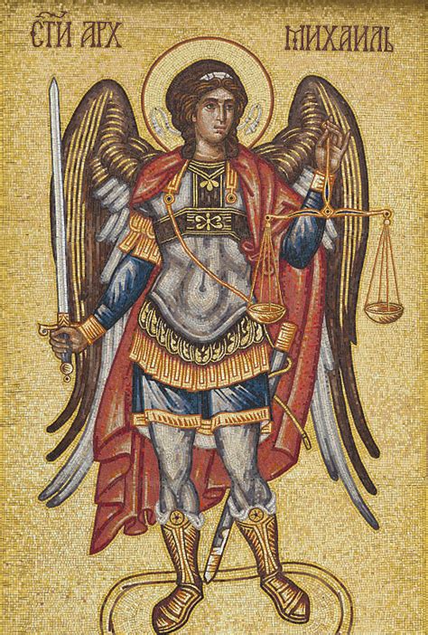 天使,圣米迦勒,大天使,剑,垂直画幅,灵性,性格,秤,摄影素材,汇图网www.huitu.com