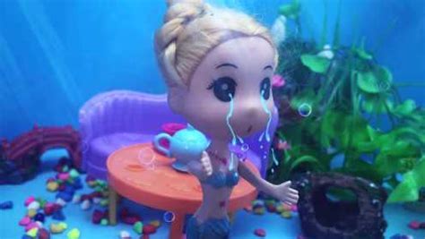 工厂60厘米美人鱼娃娃玩偶人鱼公主儿童女孩过家家玩具女童生日礼-阿里巴巴